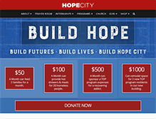 Tablet Screenshot of hopecitykc.org